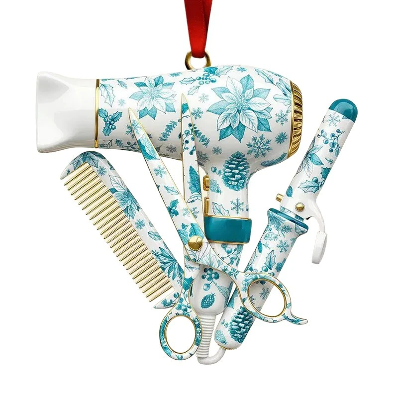 Haarstylist Deluxe Kerstornament